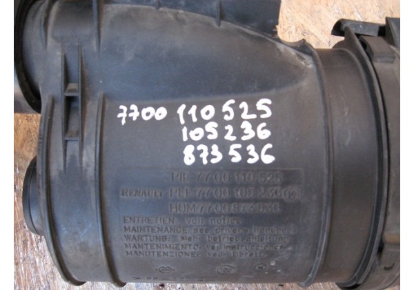 Корпус повітряного фільтра Renault Clio II, Symbol II, Twingo, Kangoo 1.2, 7700873536, 7700110525
